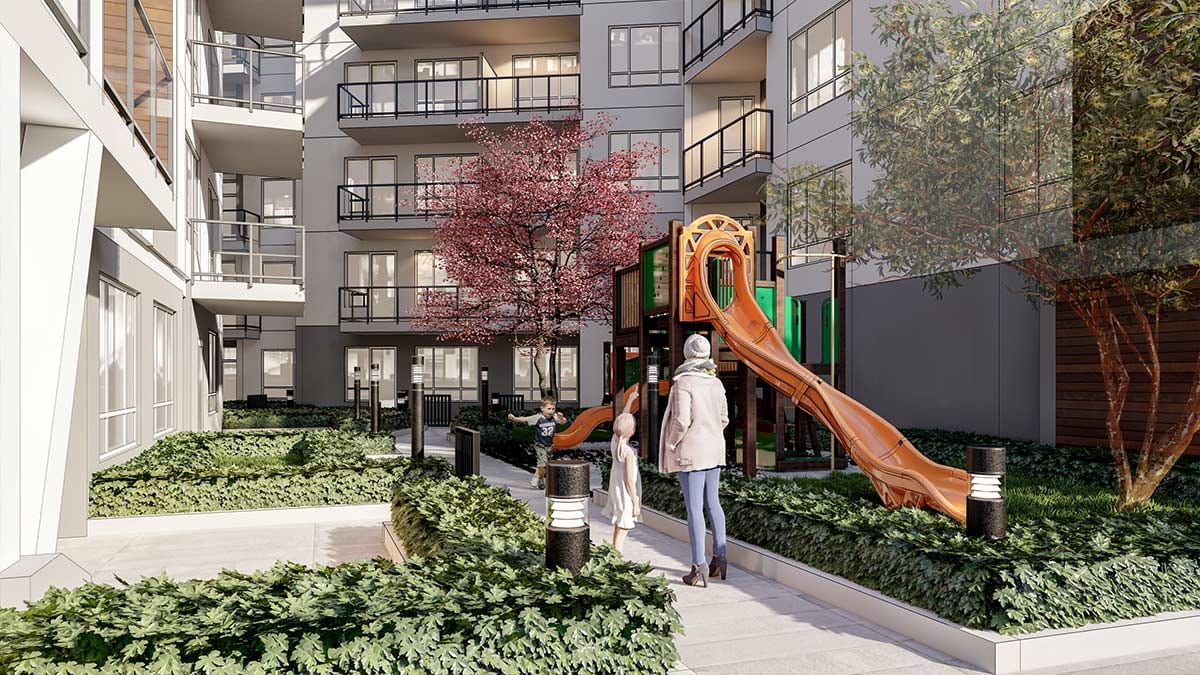 Kensington Heights, amenity space
