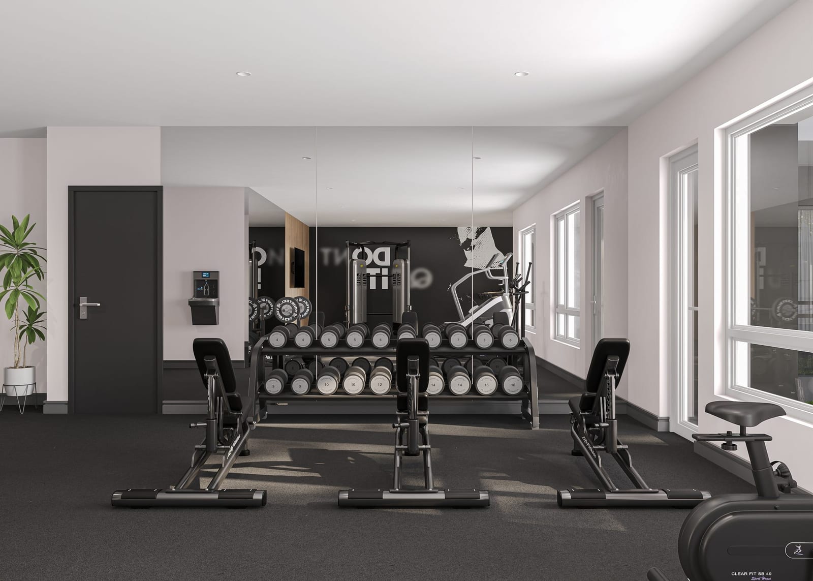 West Windsor, interior space