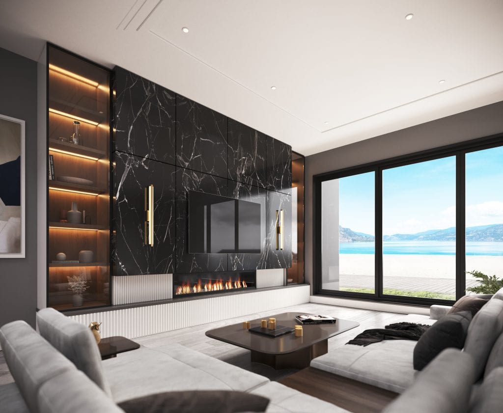 Westrich Bay, amenity space